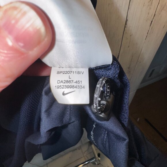 Nike Storm Fit Golf PGA Congressional Jacket Mens Size L Blue - Picture 5 of 7